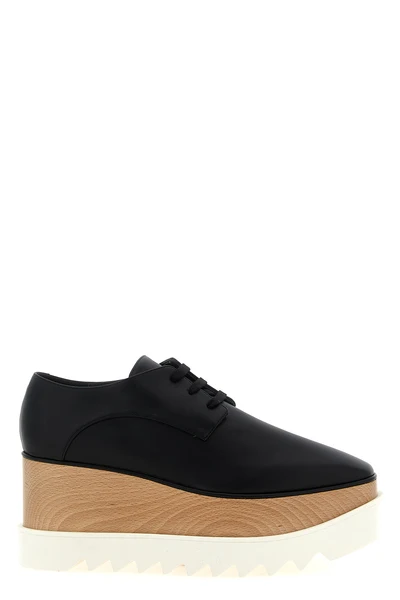 stella mccartney elyse eco-leather lace up shoes