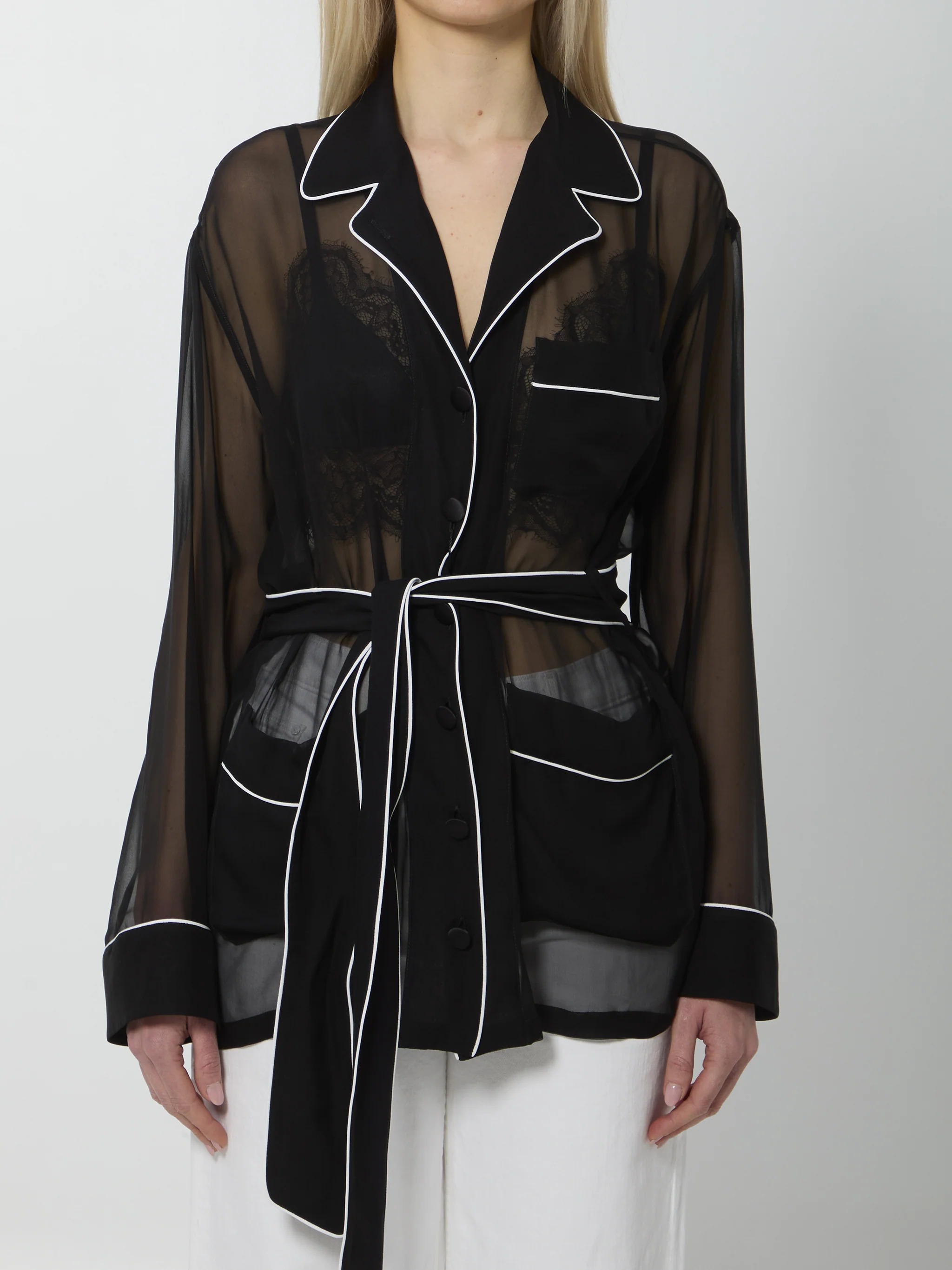 vanity chiffon shirt