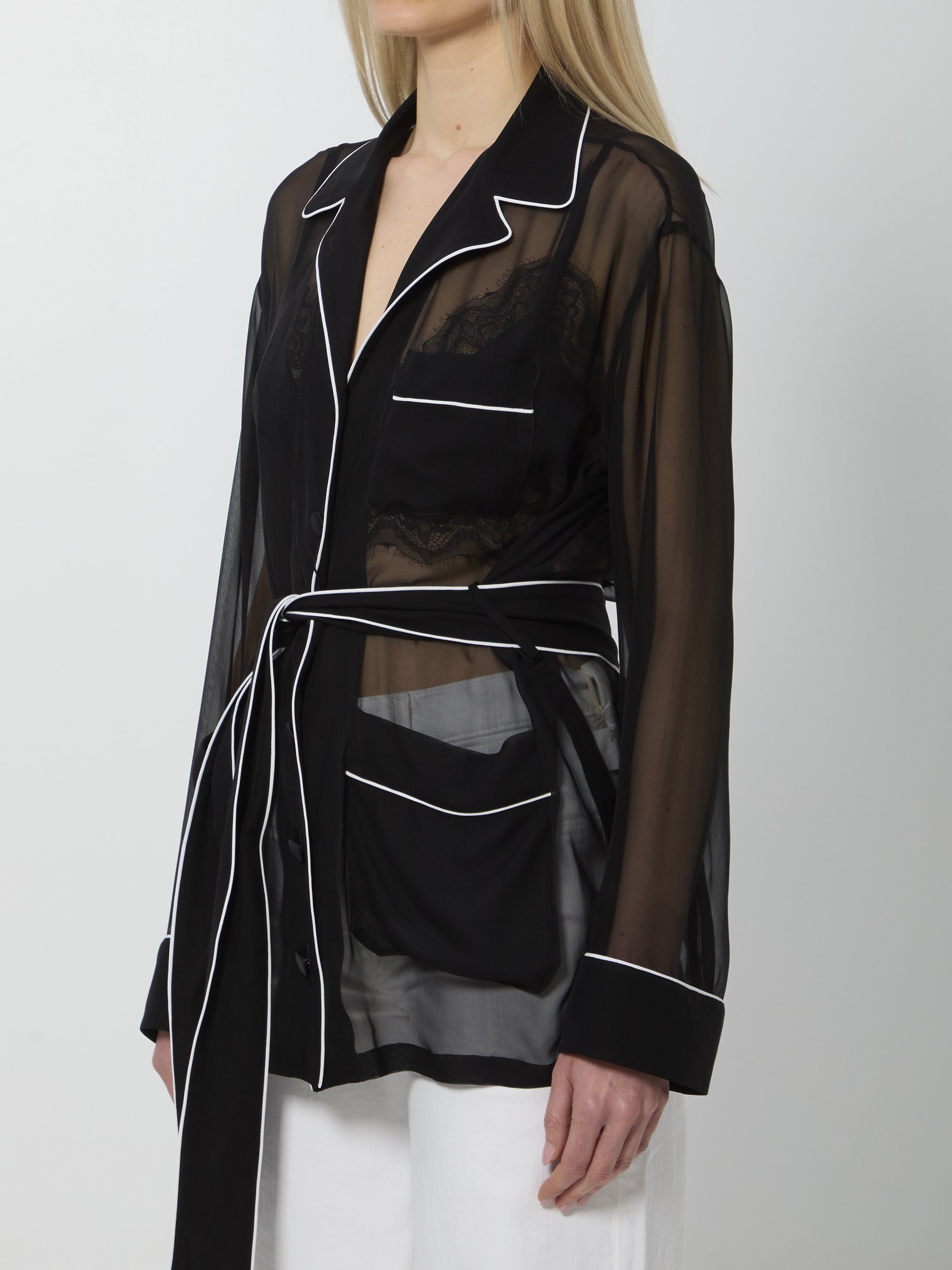 DOLCEamp;GABBANA 40 vanity chiffon shirt