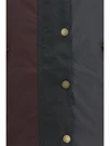 patchwork transport waxed jacket