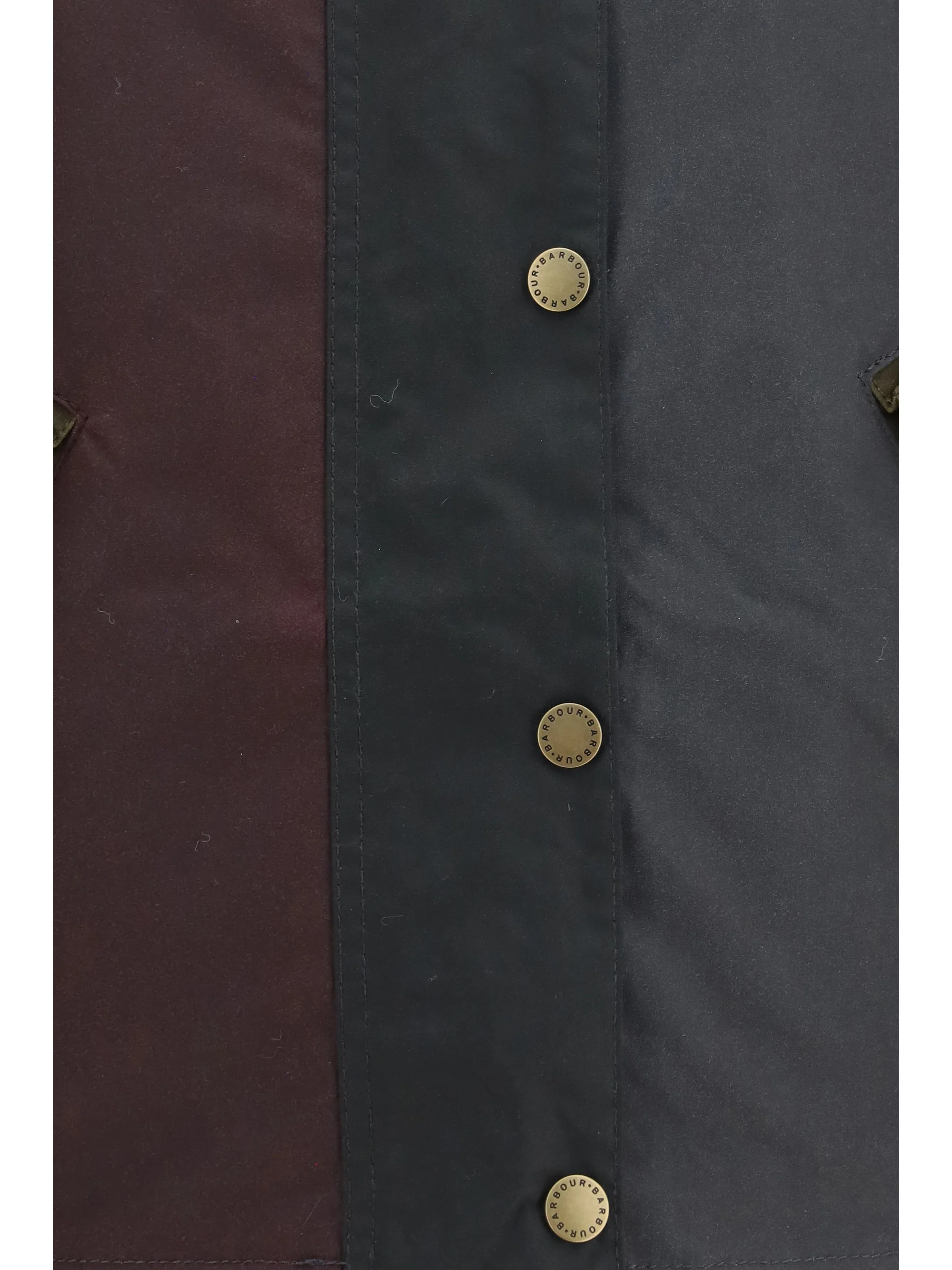 patchwork transport waxed jacket