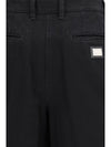 wide-leg cotton jeans