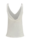 silk crêpe sablé top