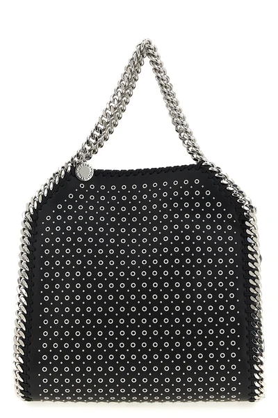 mini falabella handbag in leather-effect fabric