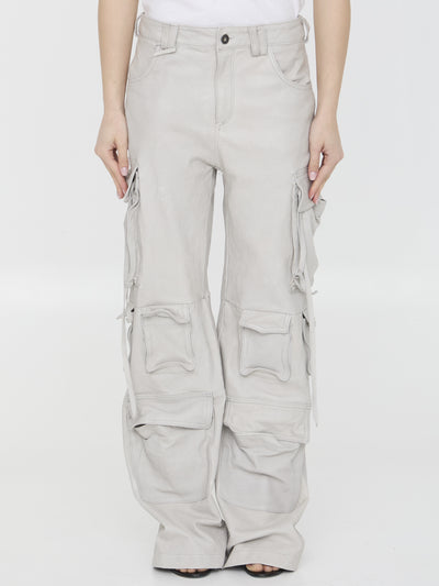 leather cargo pants