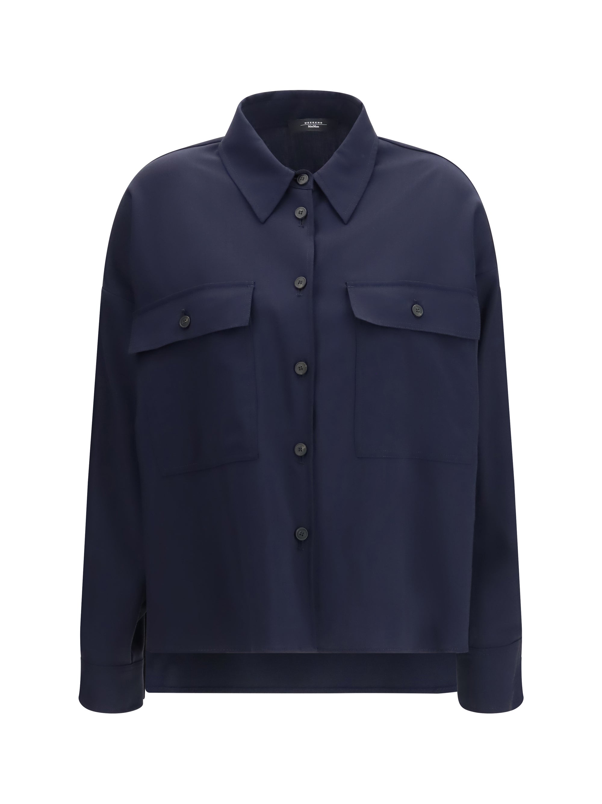 MAX MARA WEEKEND 46 mulino cropped shirt jacket