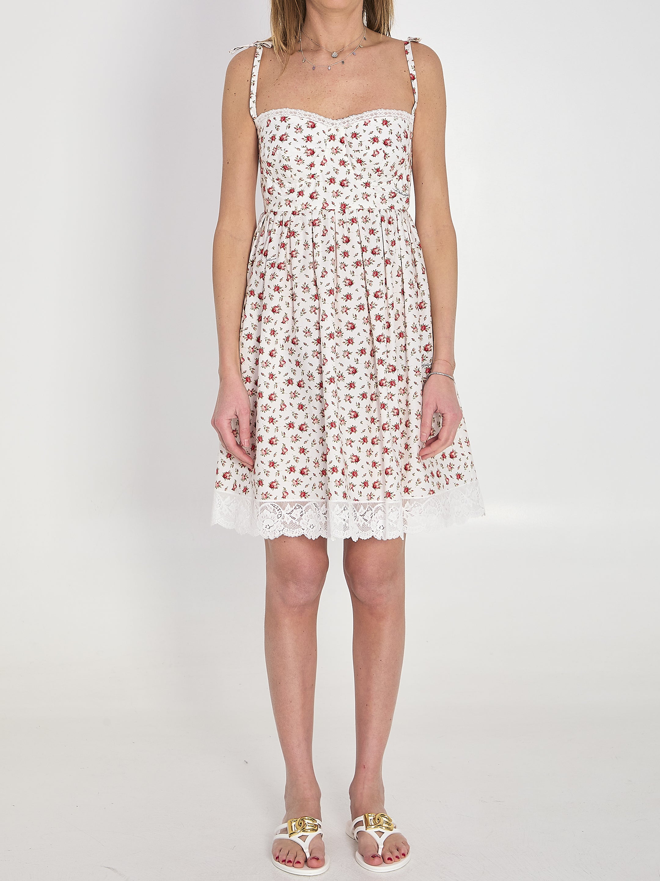 DOLCEamp;GABBANA 42 short poplin dress 