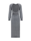 long knit dress