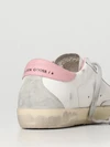 super-star classic distressed leather sneakers