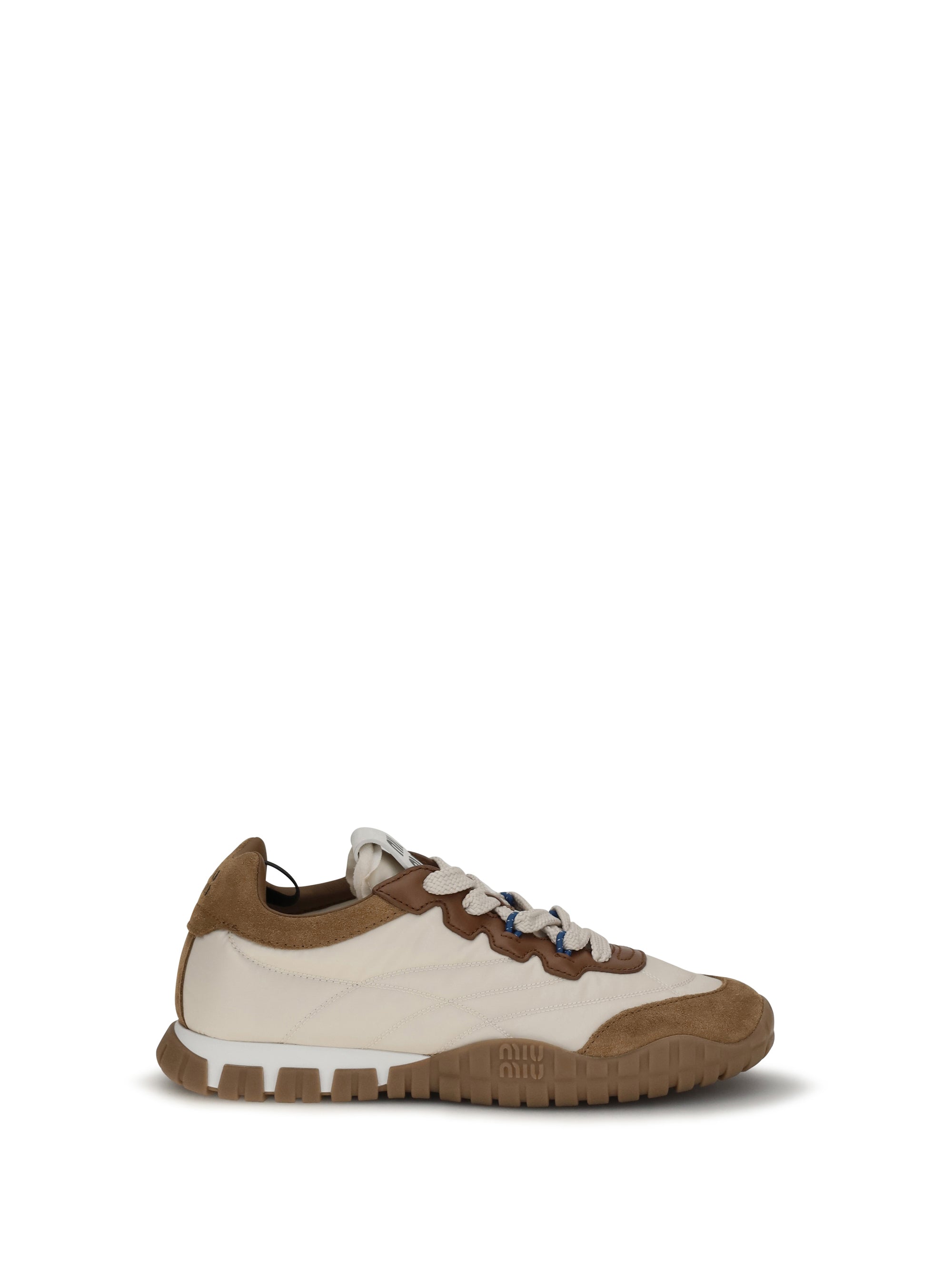 MIU MIU 36 fabric and suede sneakers