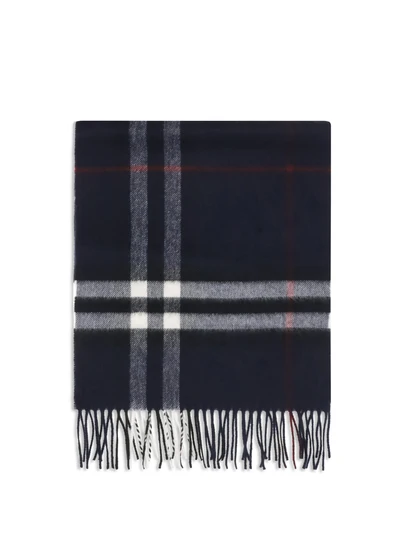 cashmere check scarf