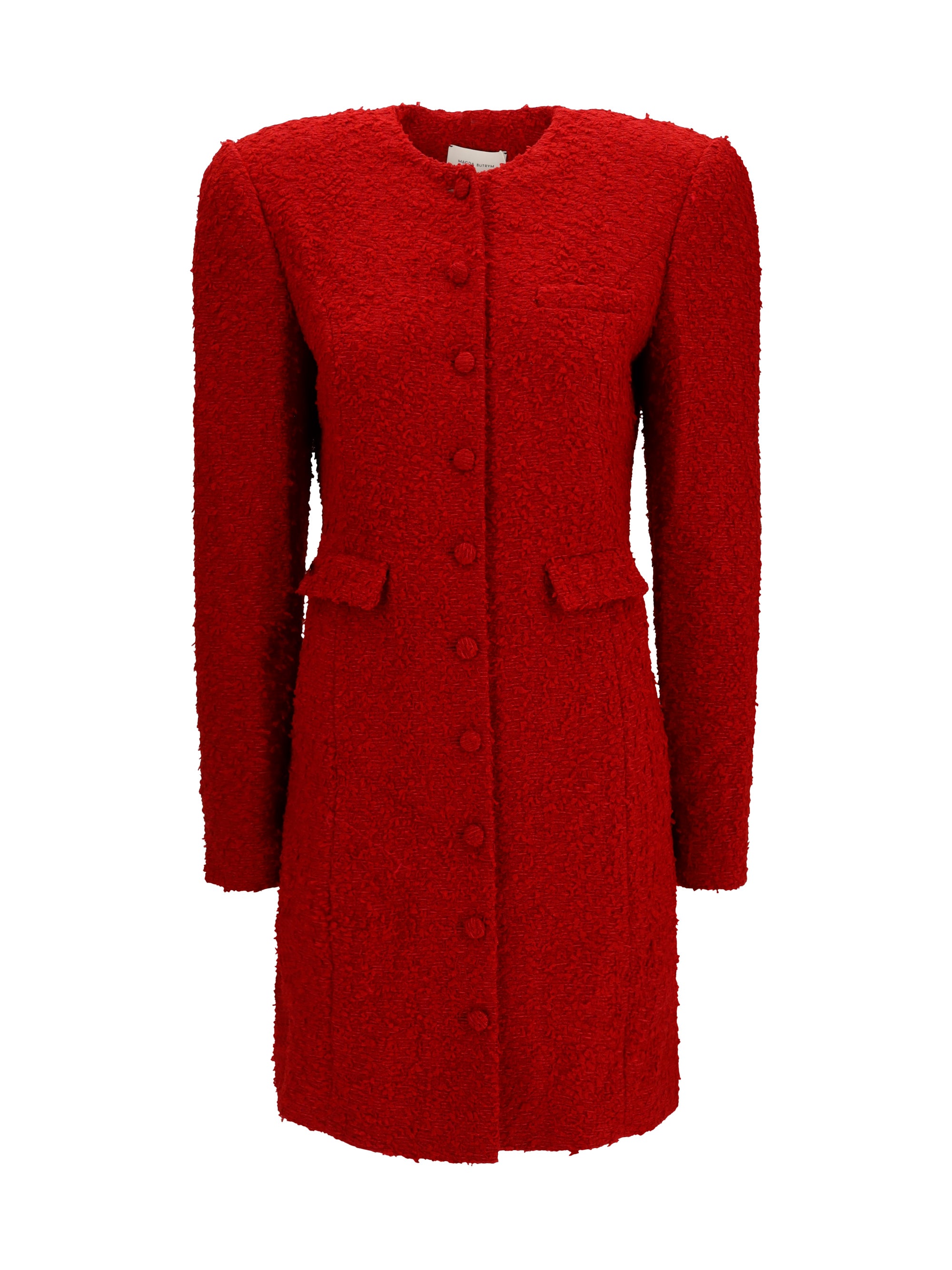 MAGDA BUTRYM 36 short bouclé dress