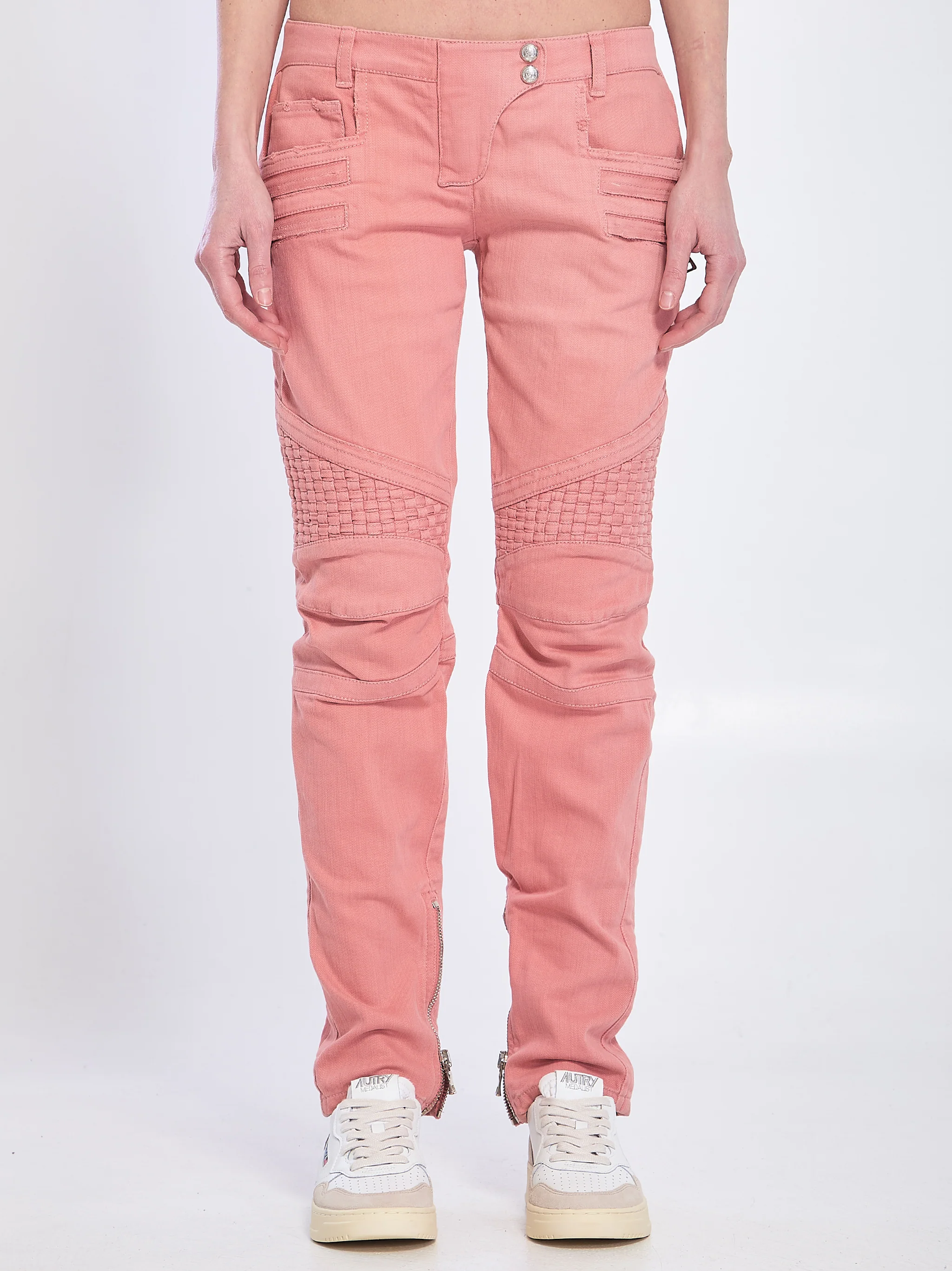 pink jeans