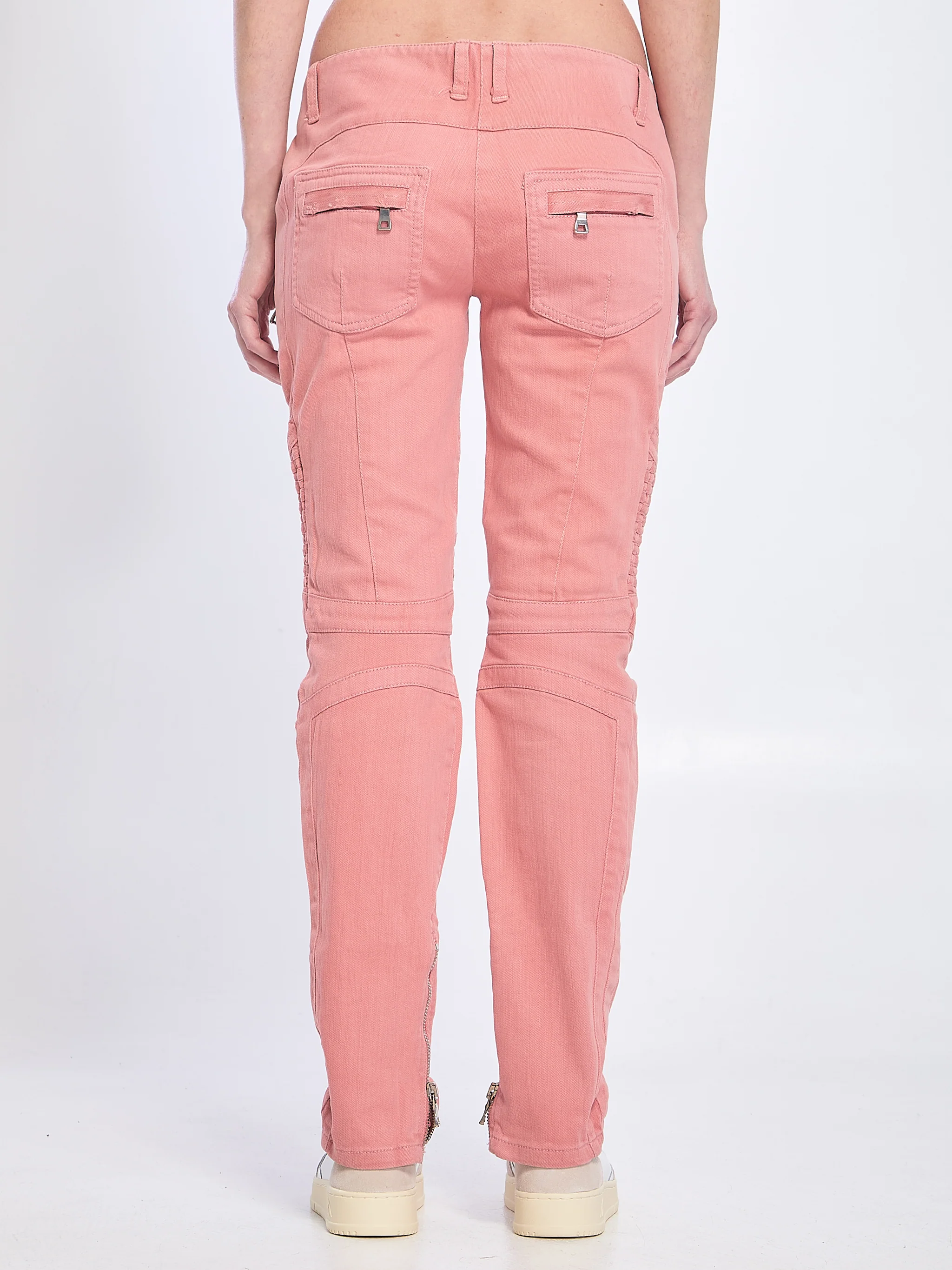 pink jeans