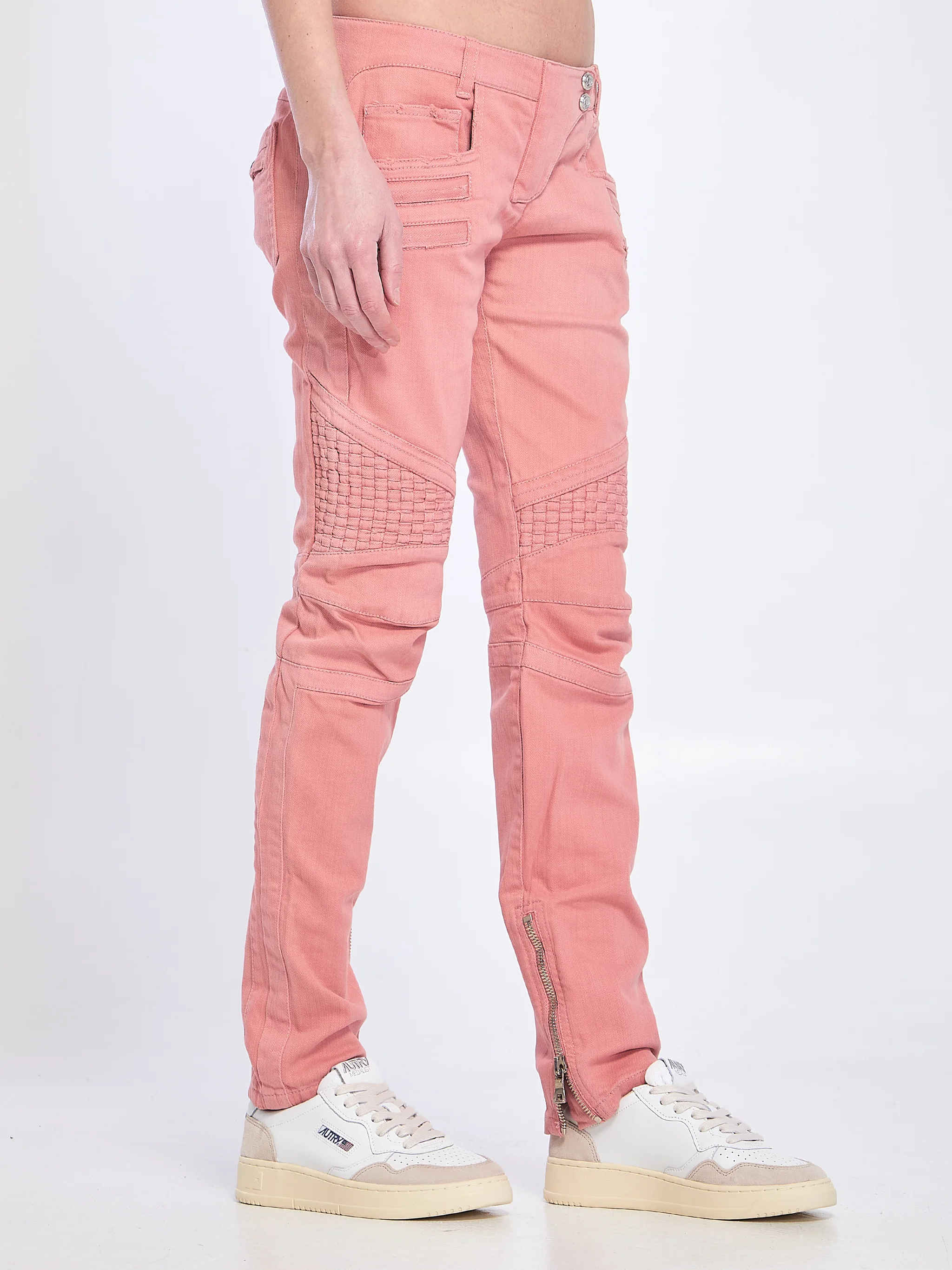 pink jeans
