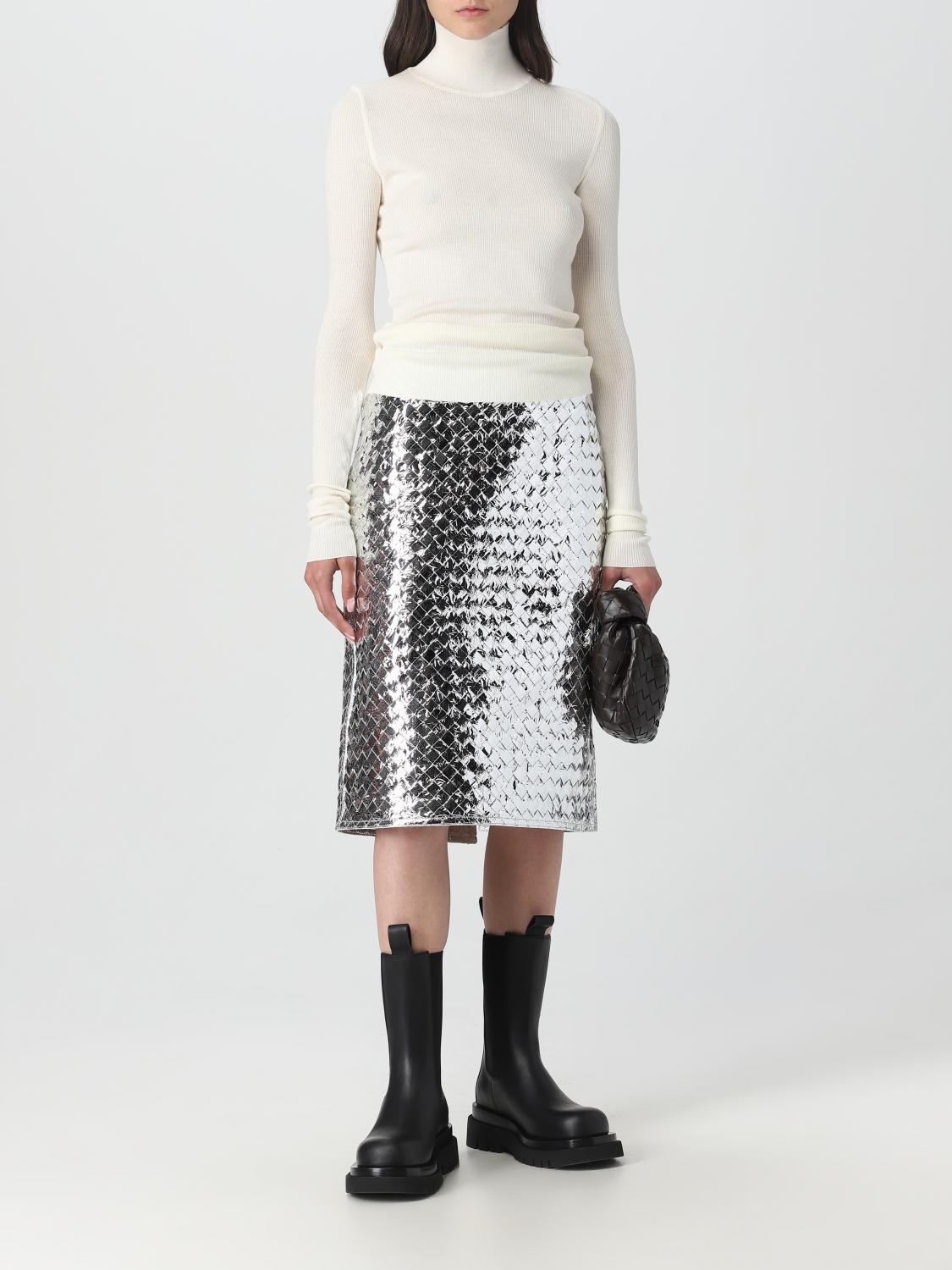 mini jodie bag in woven nappa leather