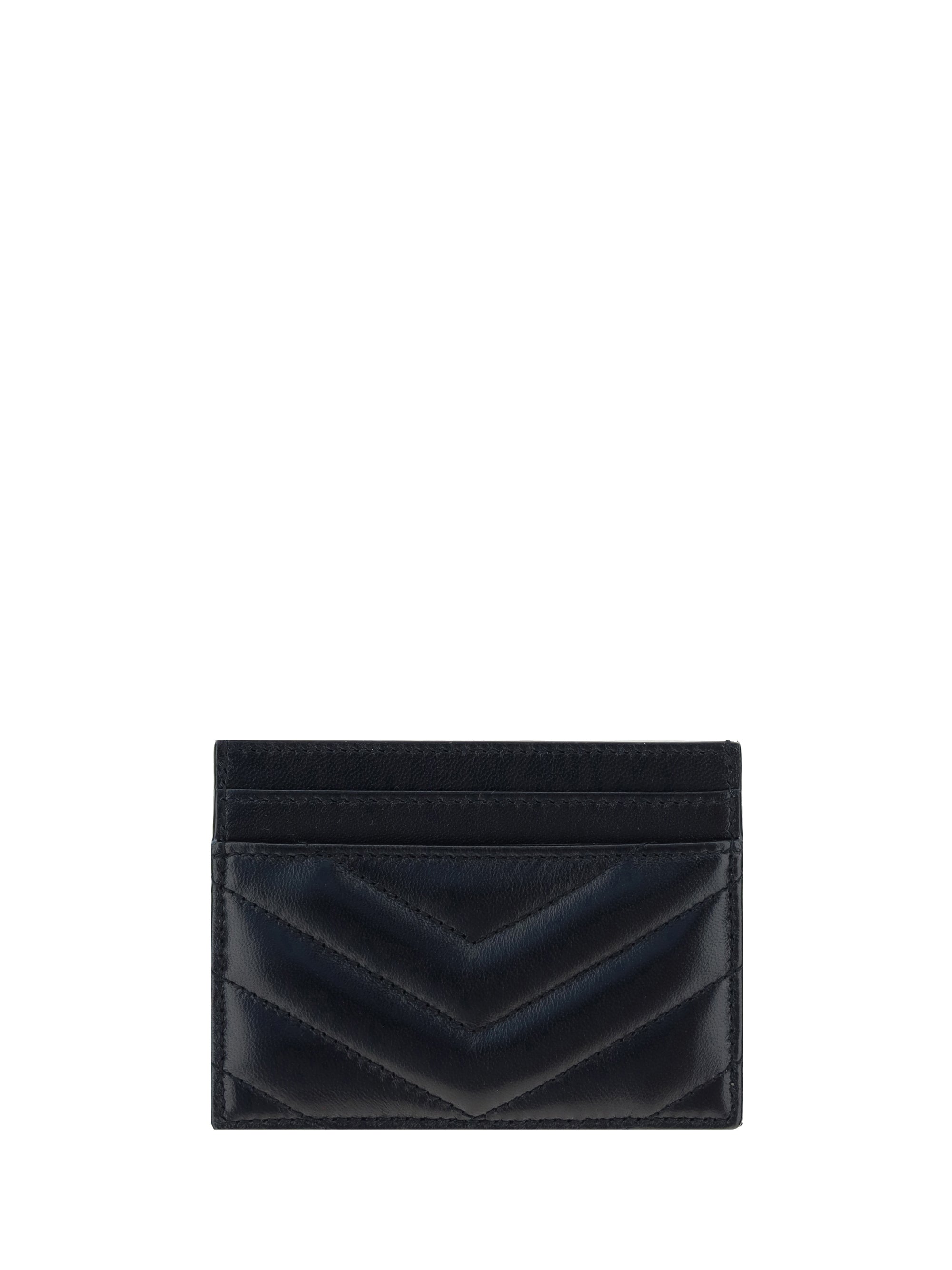 SAINT LAURENT OS lambskin card holder