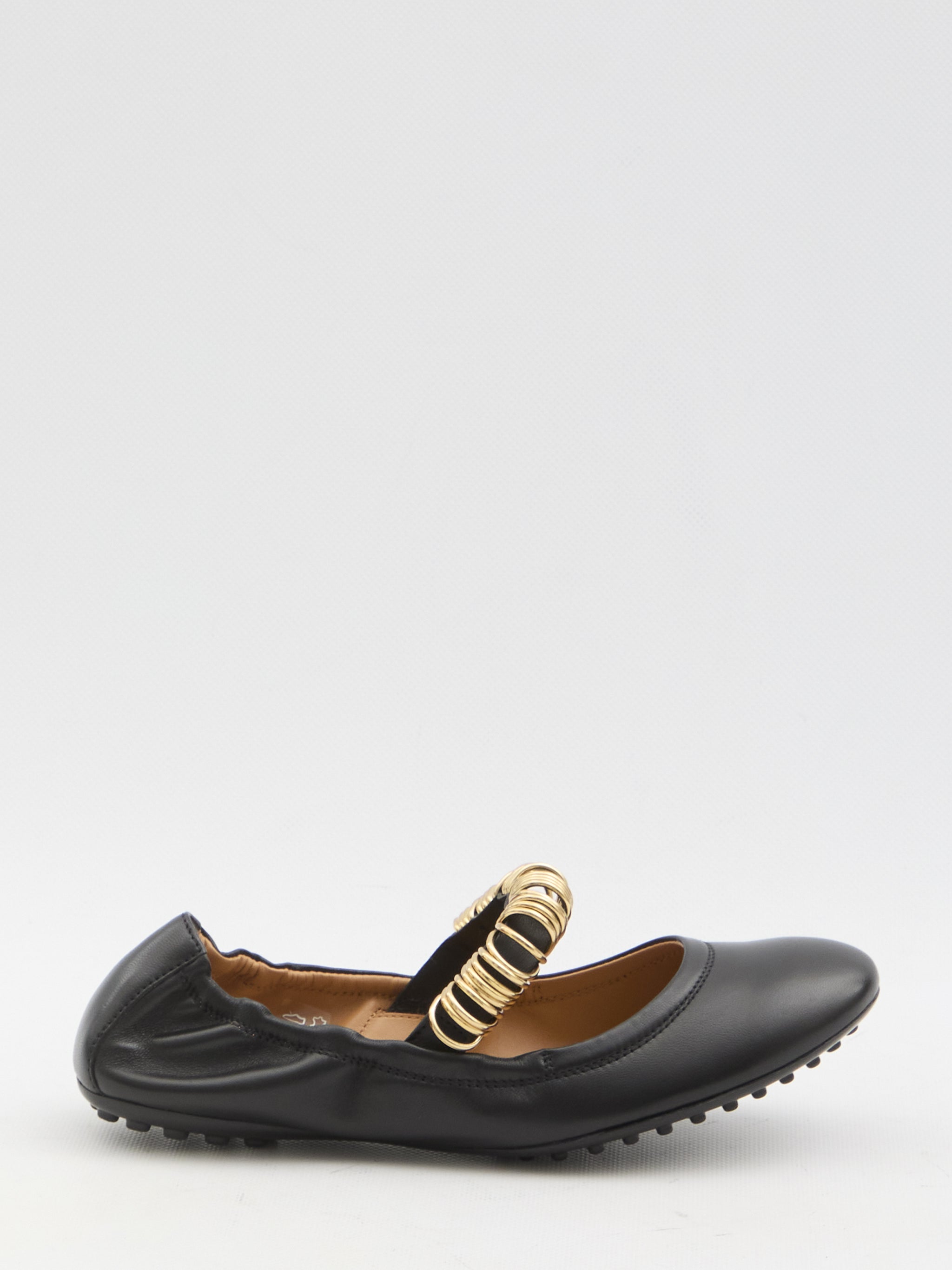 ballet flats with eyelets