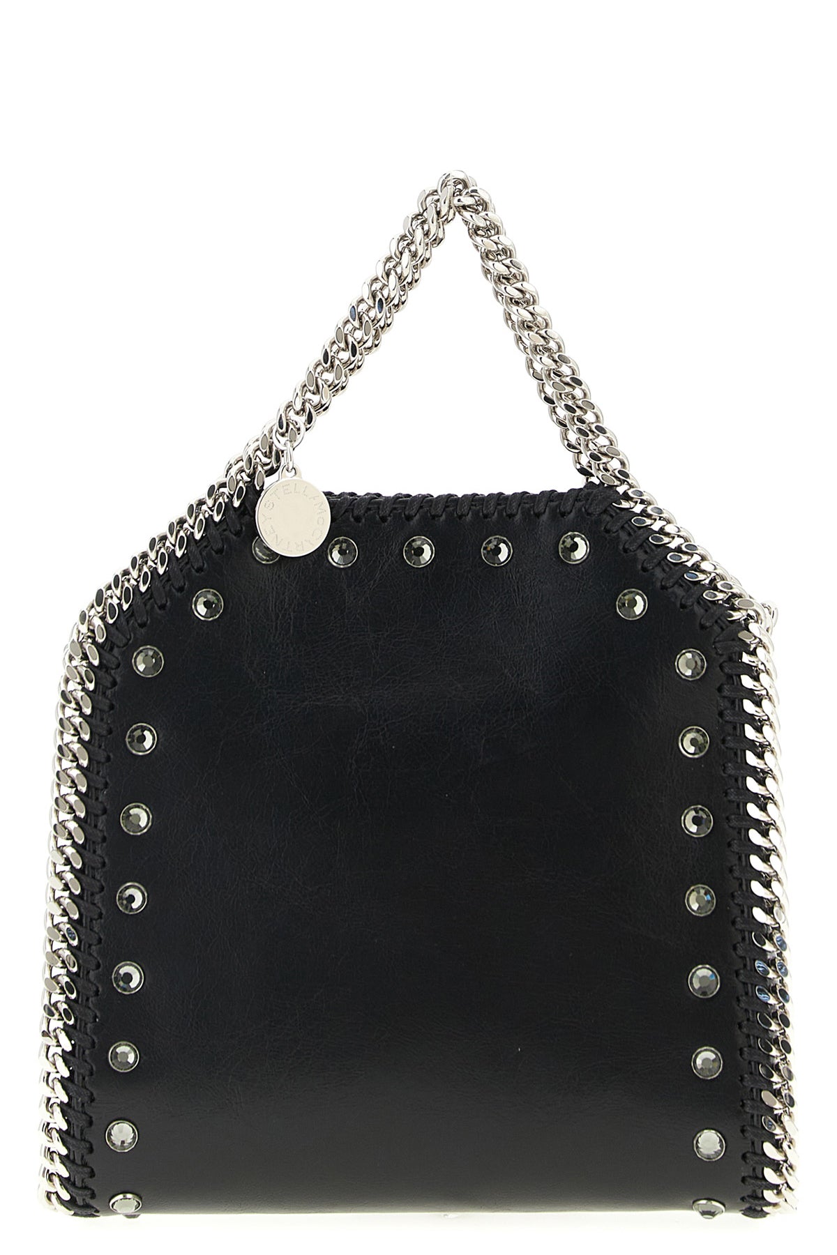STELLA MCCARTNEY OS tiny falabella handbag in alter mat cracklé fabric