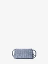 cloudy indigo notturno clutch bag