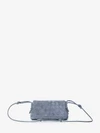 cloudy indigo notturno clutch bag