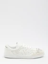 sneakers embellished with rhinestones