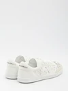 sneakers embellished with rhinestones