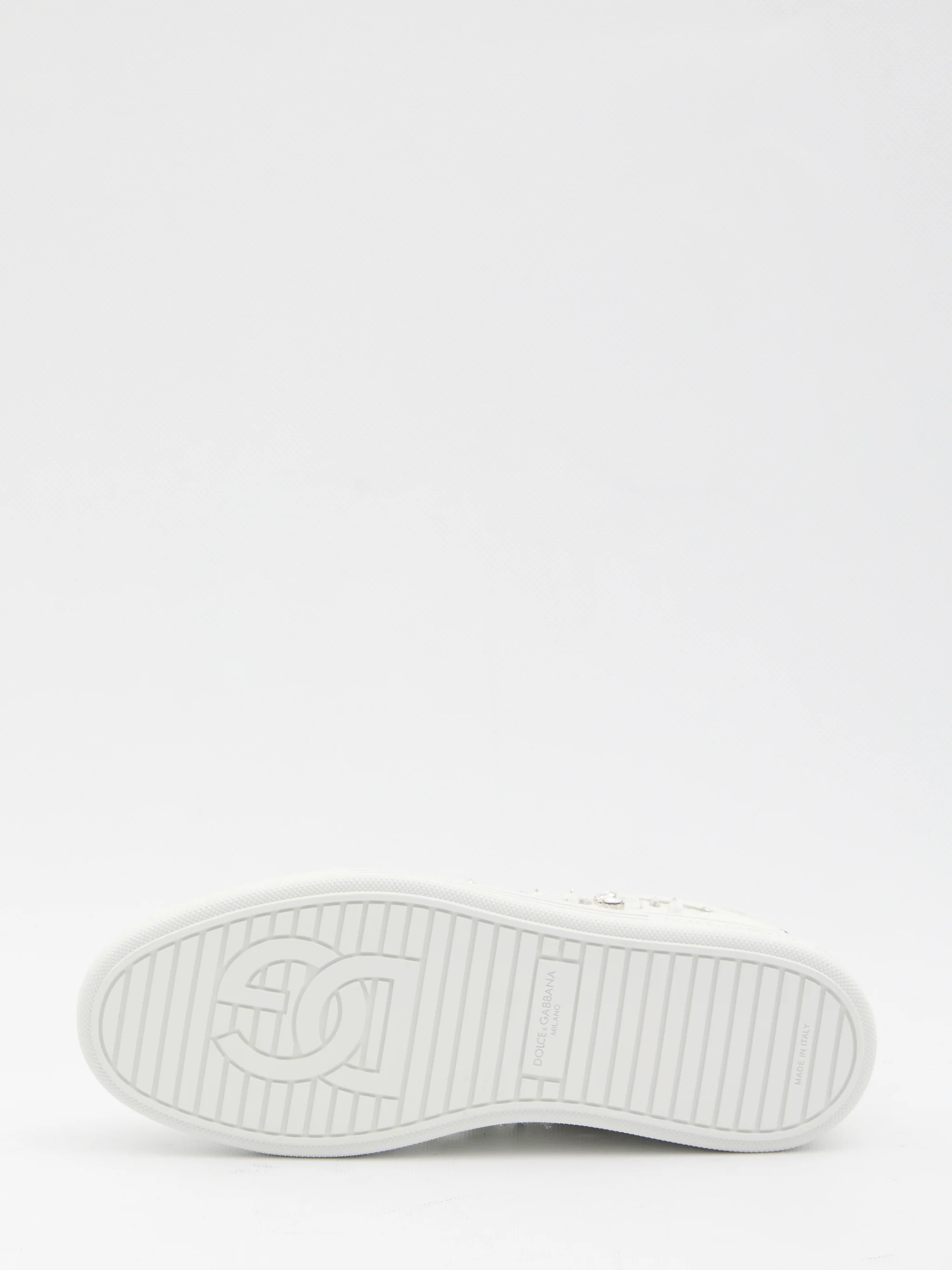 sneakers embellished with rhinestones