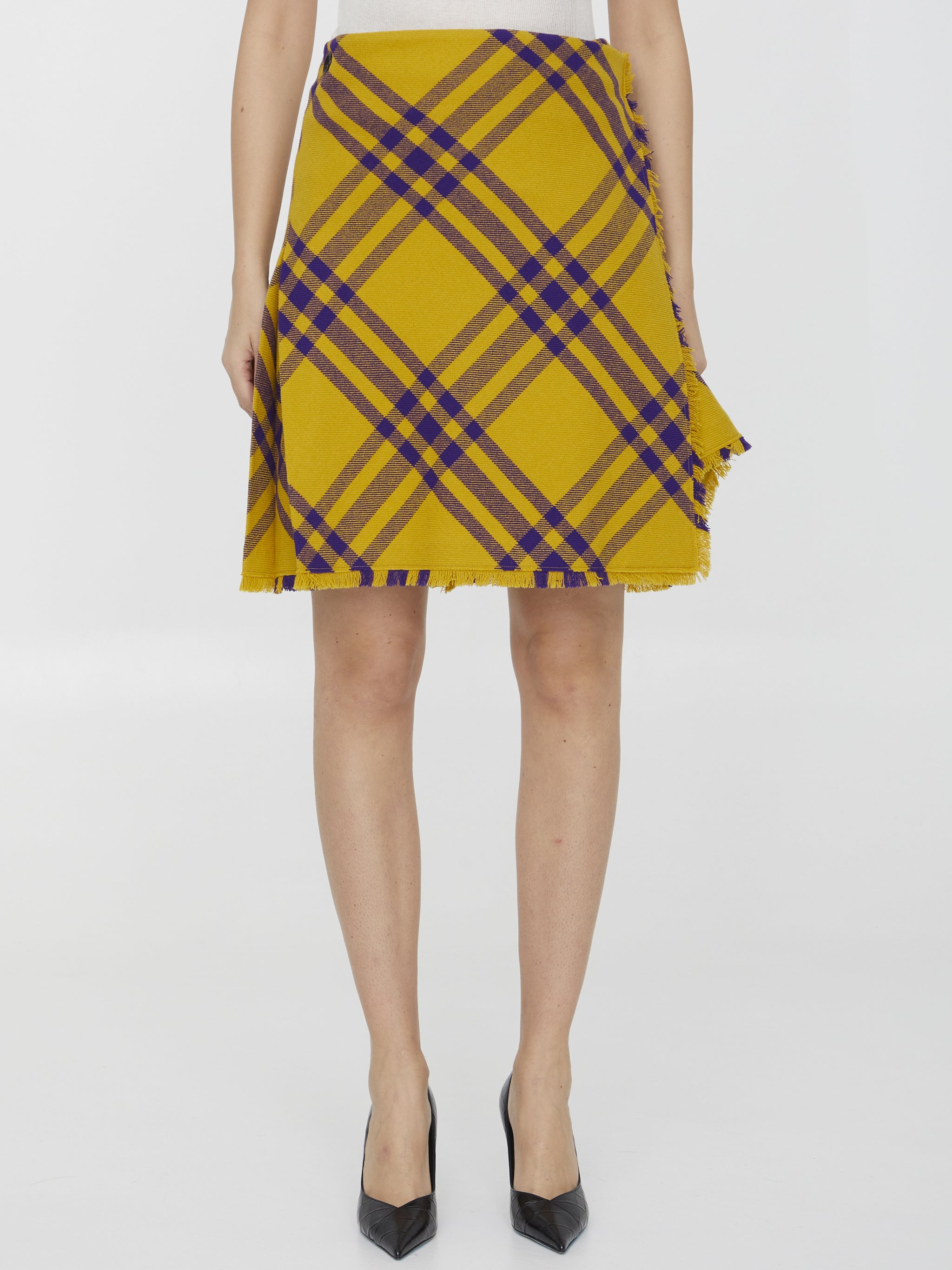 check wool kilt
