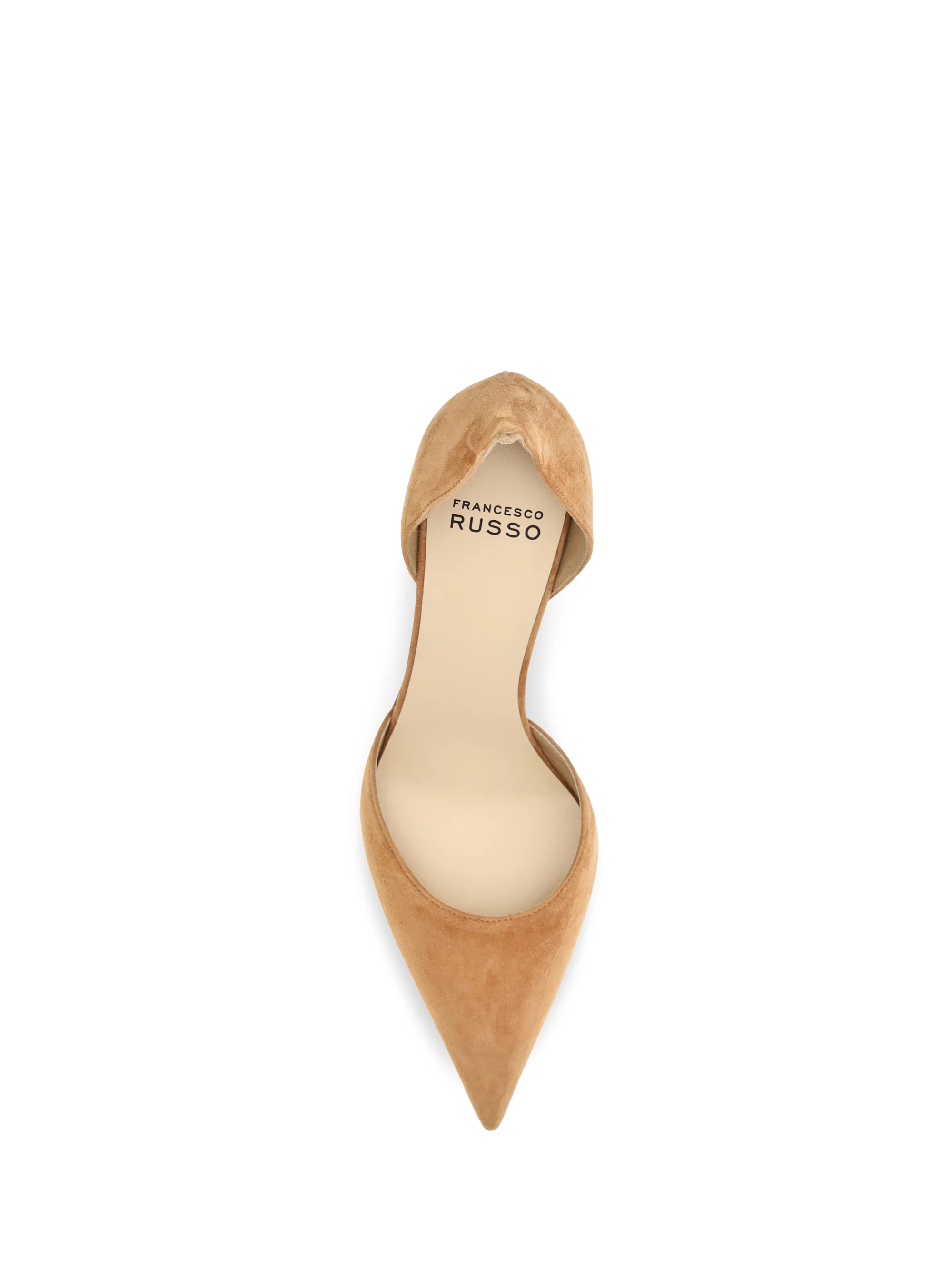 d'orsay flame suede pumps