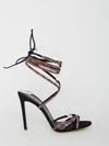 holly nicole lace-up sandals