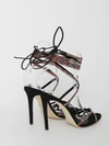 holly nicole lace-up sandals
