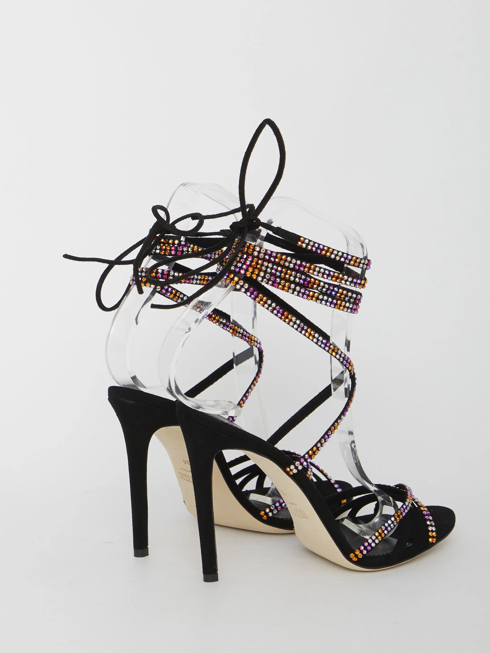 holly nicole lace-up sandals
