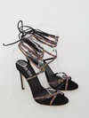 holly nicole lace-up sandals