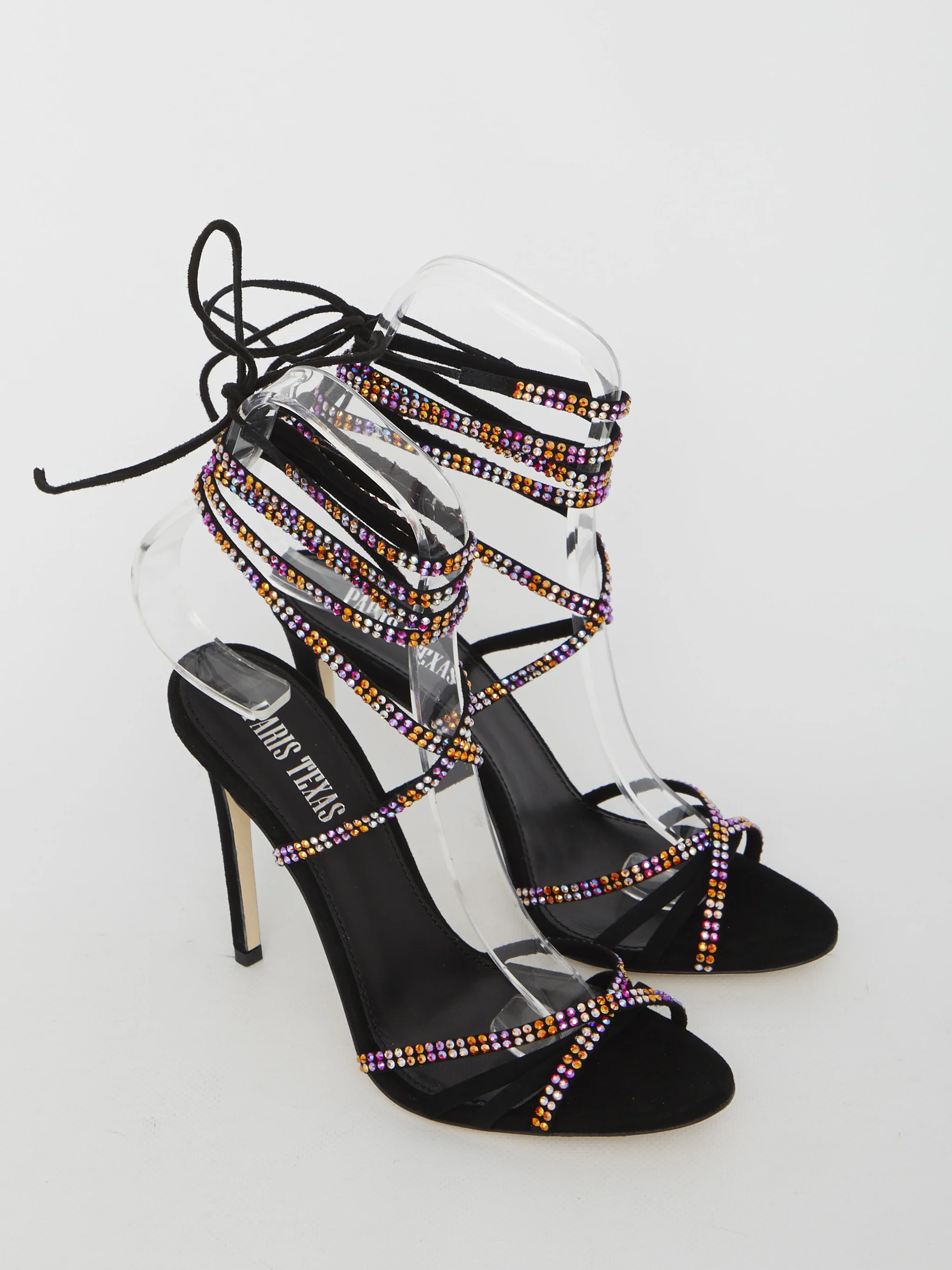 holly nicole lace-up sandals