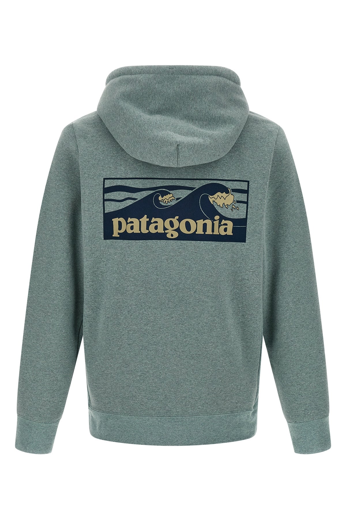 PATAGONIA L boardshort logo uprisal knitted mélange cotton blend hoodie