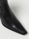 tex ankle boots in leather with zip