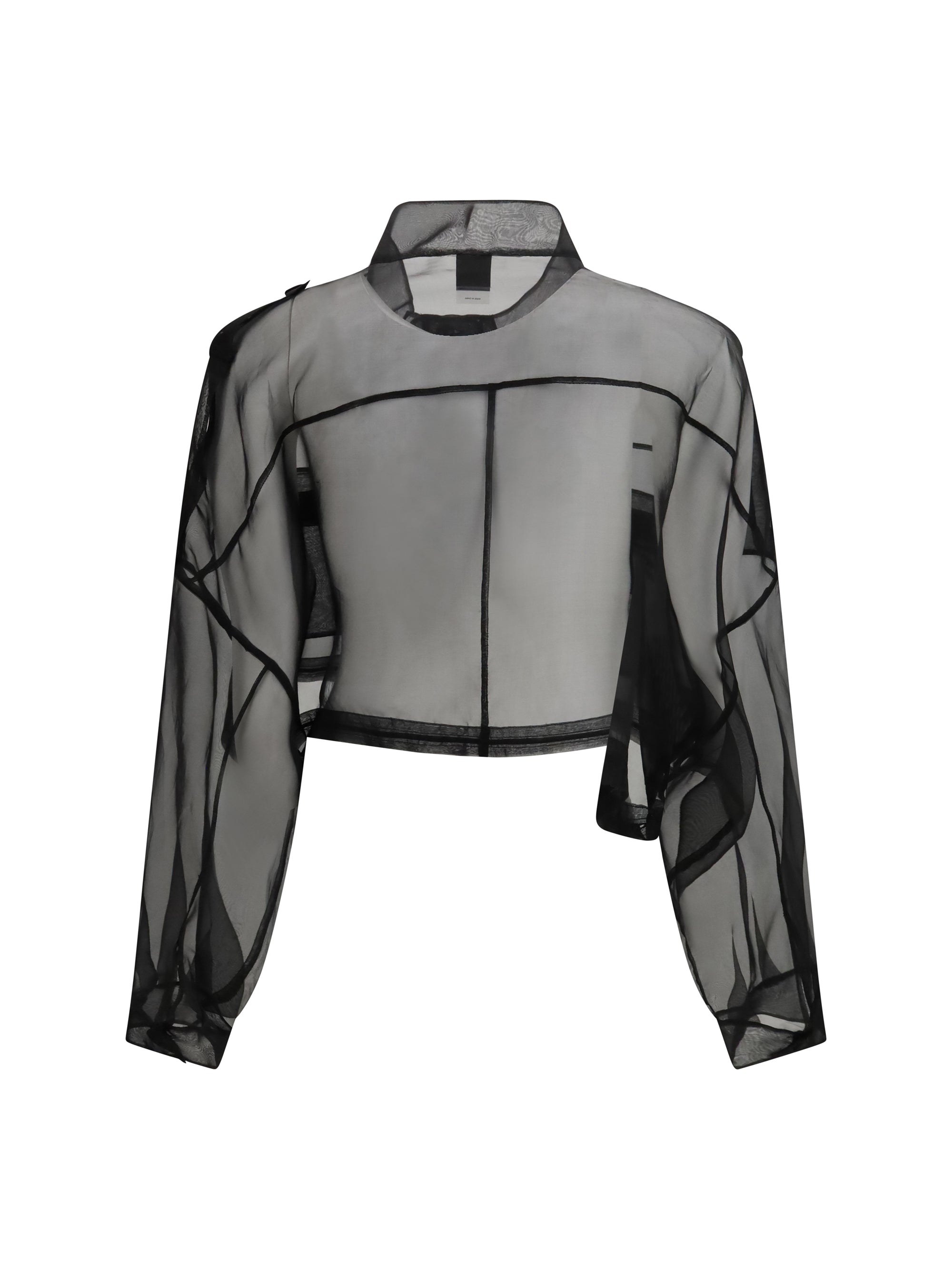 cropped jacket with pockets