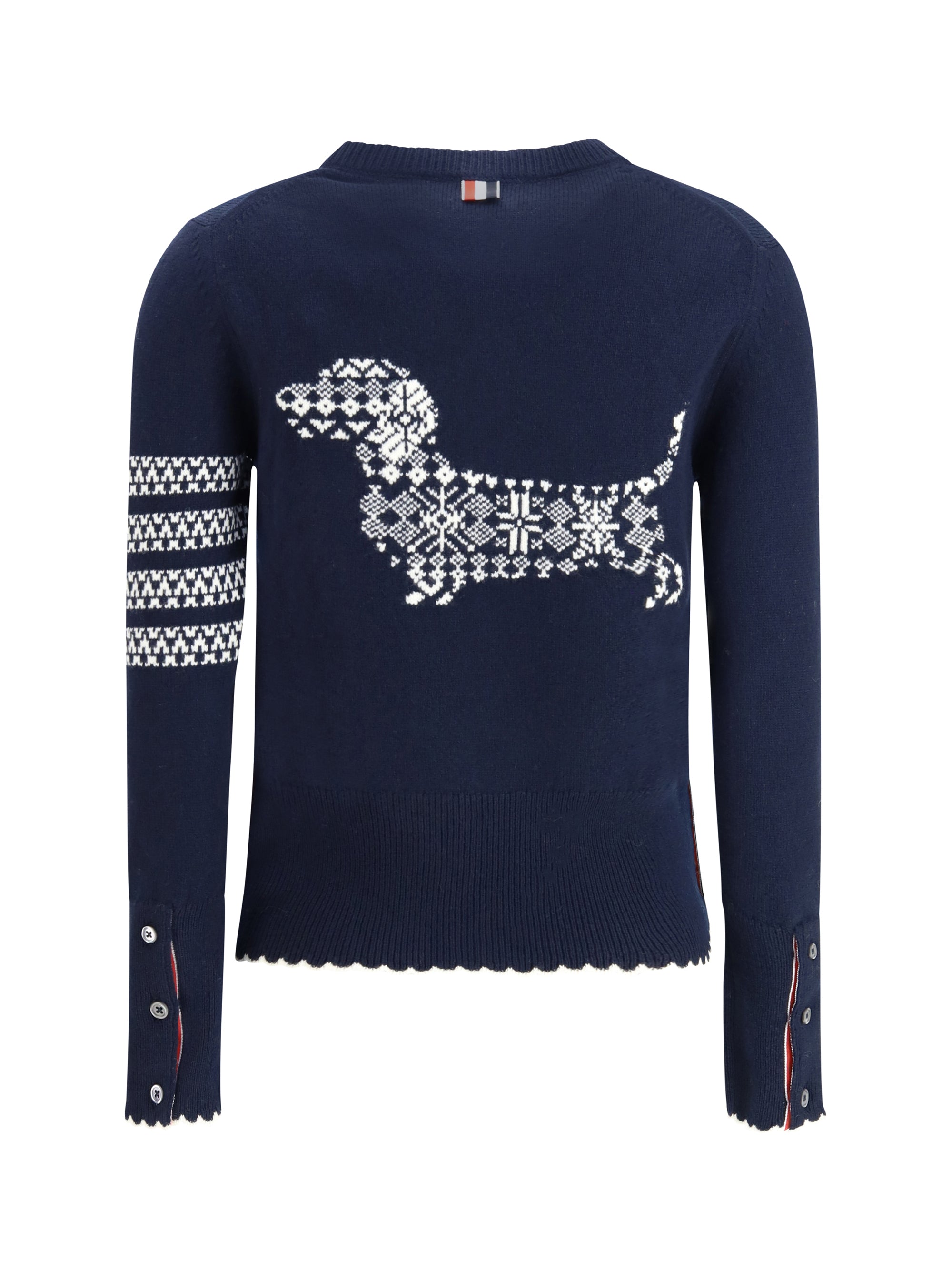 THOM BROWNE 38 holiday hector sweater
