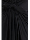 draped midi dress
