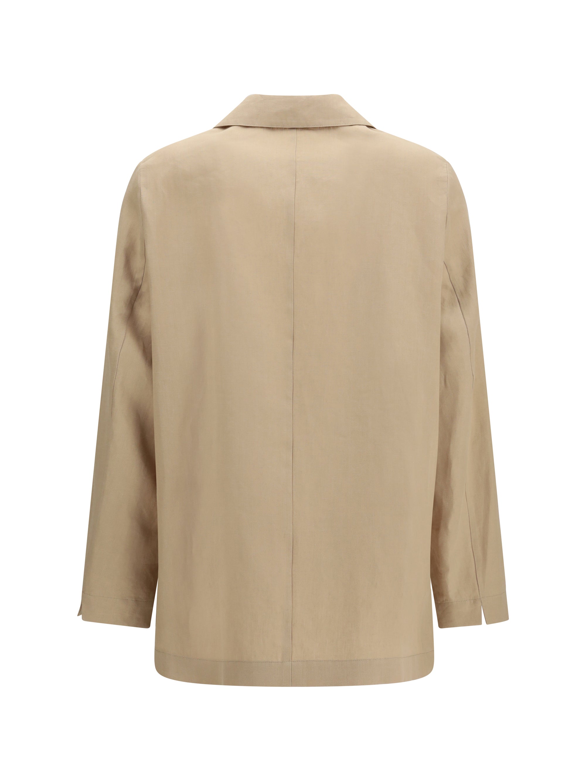 LARDINI 40 single-breasted wool and cotton jacket 