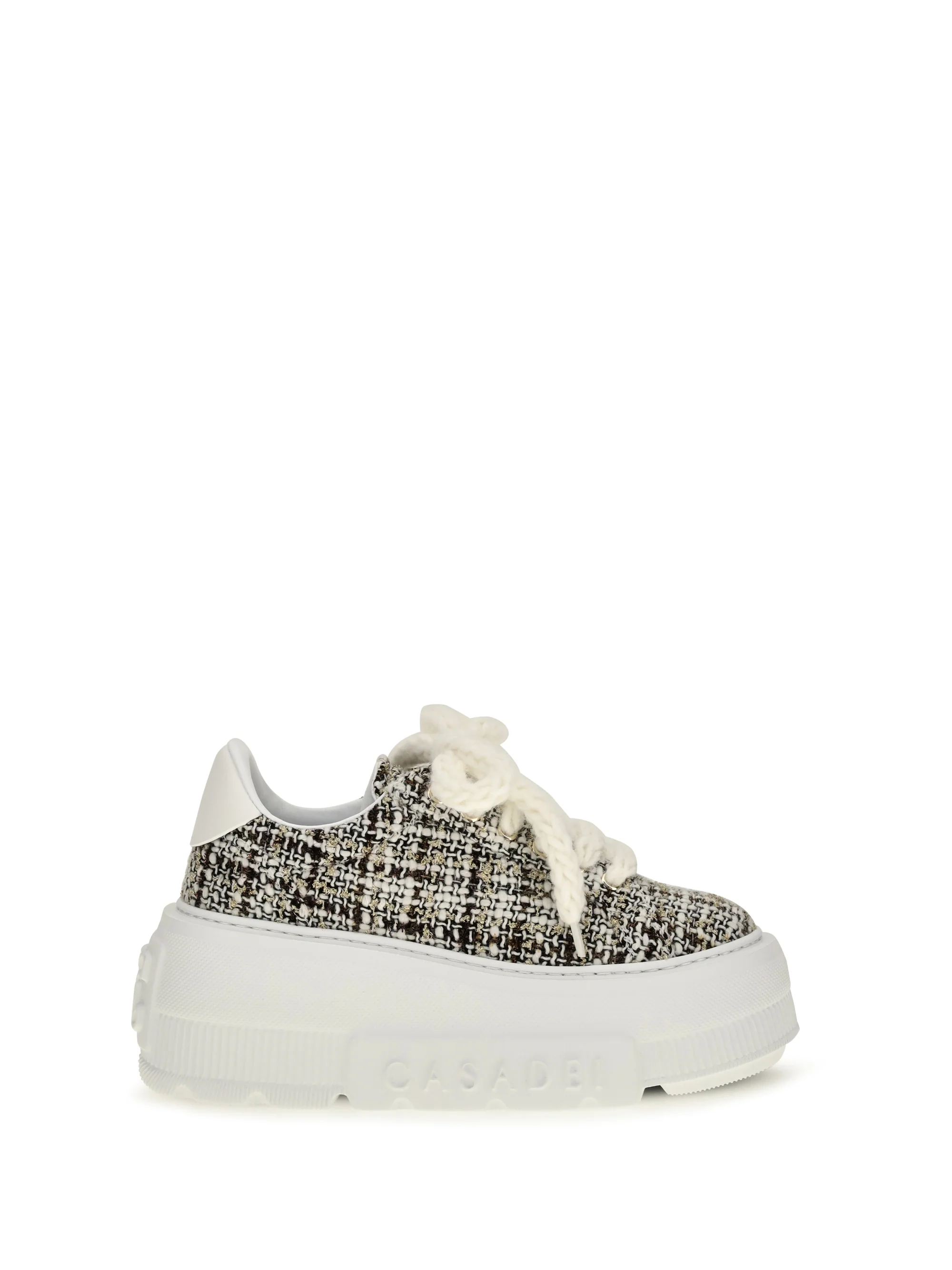 CASADEI 36 nexus sneakers in bouclé fabric