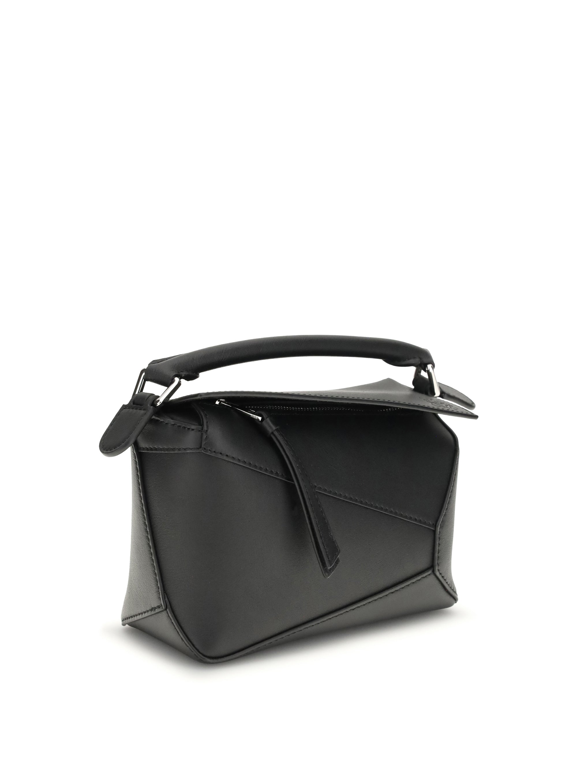 puzzle edge mini handbag