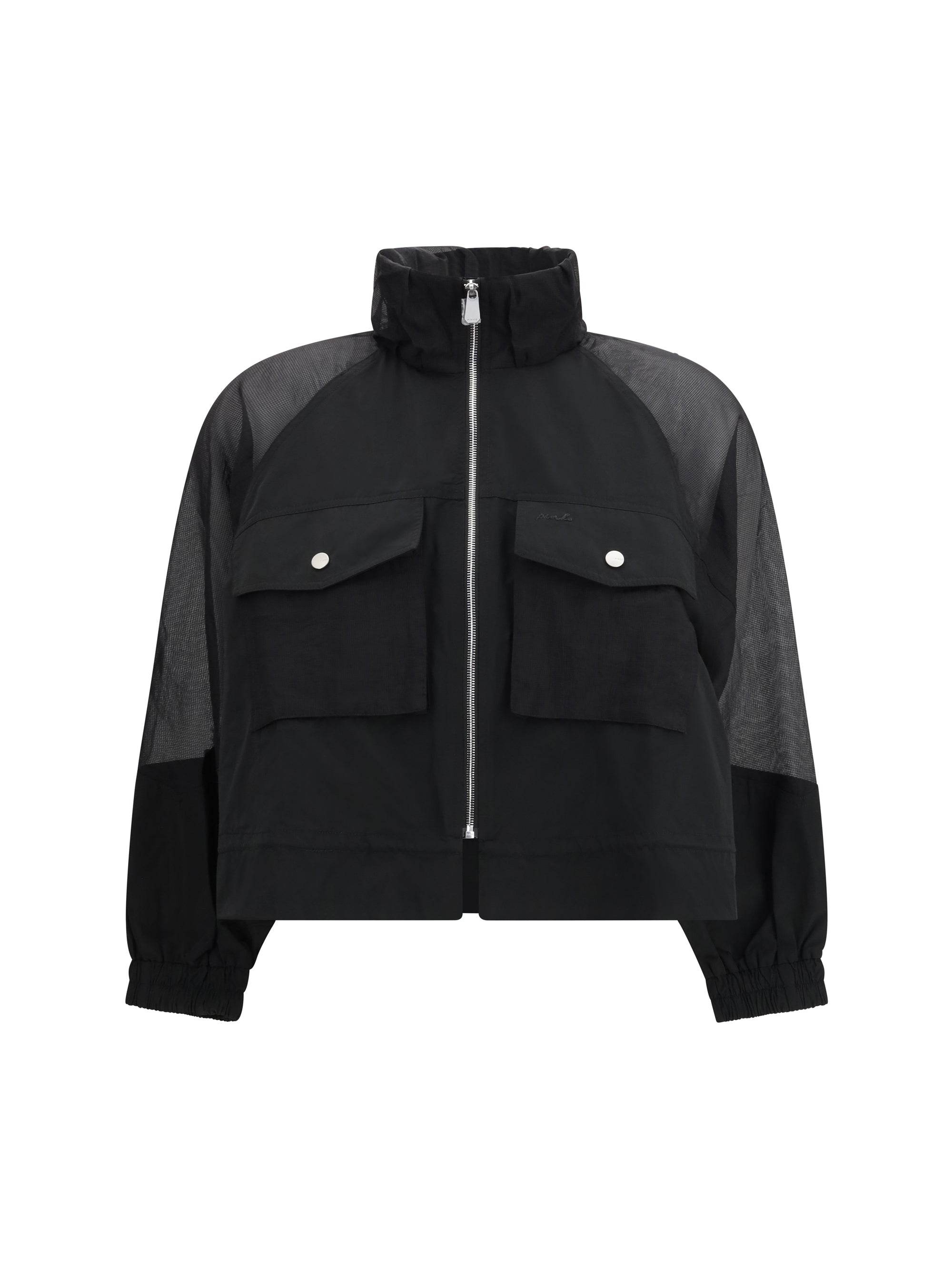 PINKO S beth jacket with transparent inserts