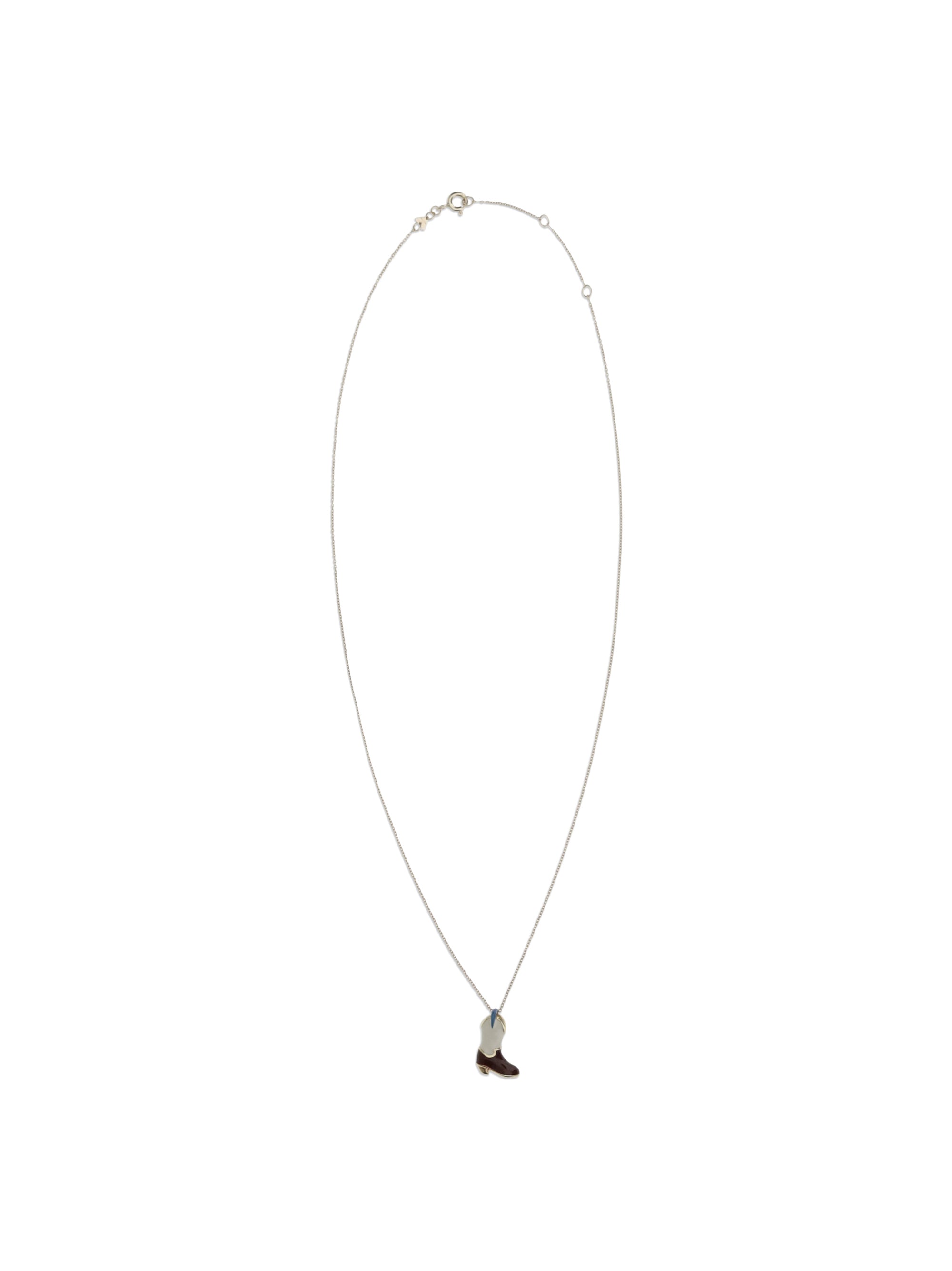 cowboy boot necklace