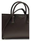 small antigona catchall glossy grained leather handbag