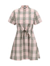 check cotton dress
