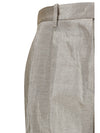 lurex pants in tweed with micro sequins and shimmering thread