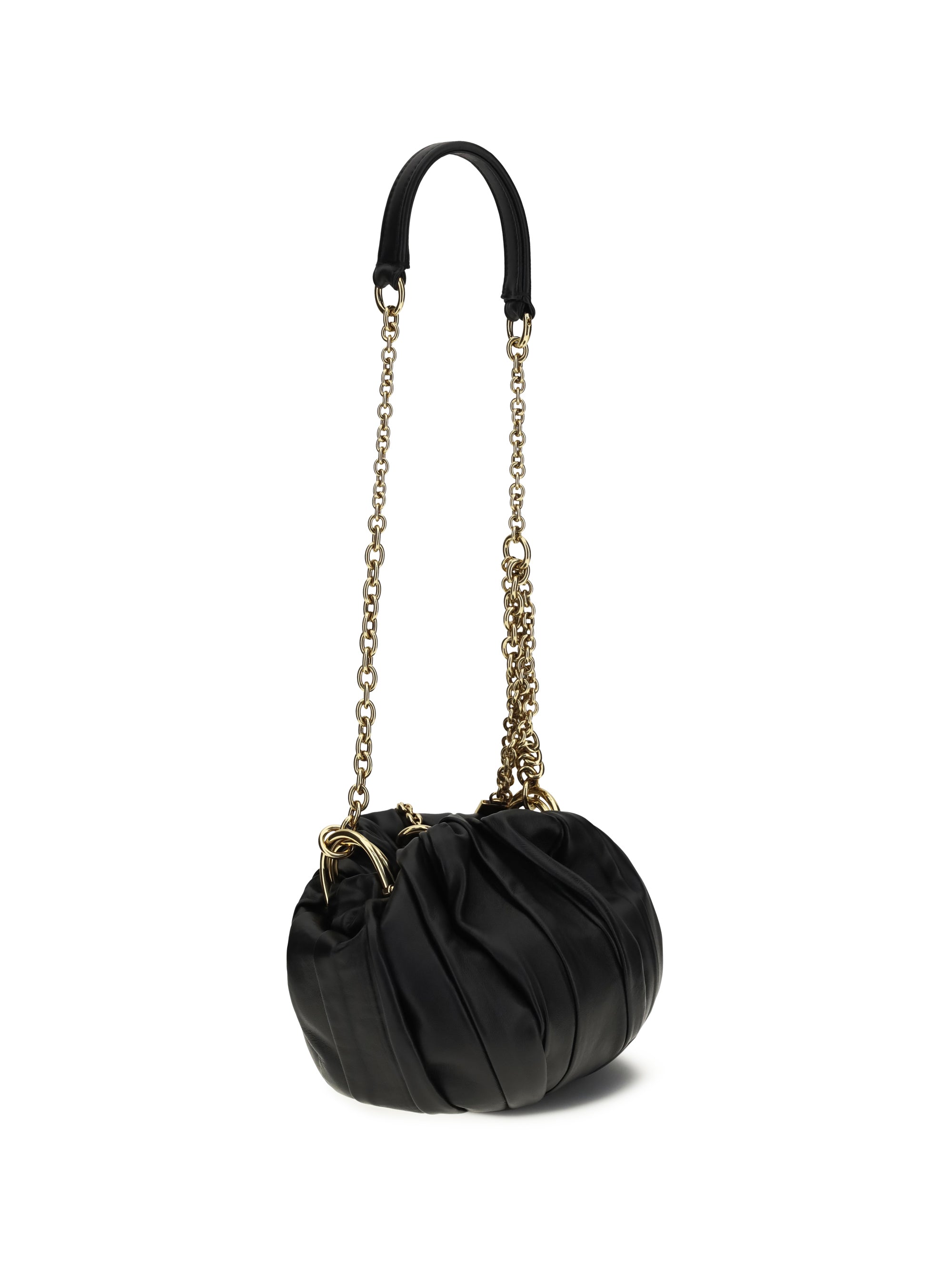 plissé shoulder bag