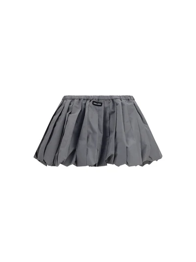 balloon mini skirt